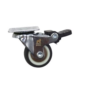 چرخ کفی‌دار گردان مدل ترمز دار گوریلا کد ypt gardan 30mm